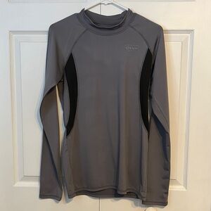 Men's Long Sleeve Thermal in Gray and Black
